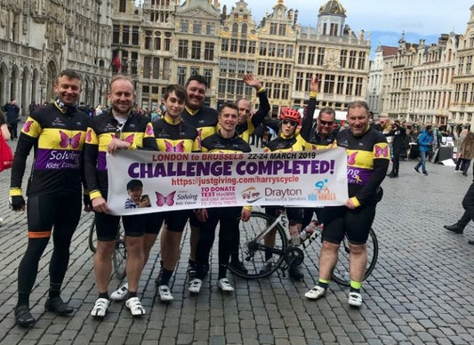 London to Brussels charity ride