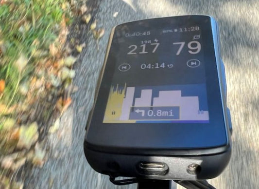 Complete a structured session with intervals outside on the bike